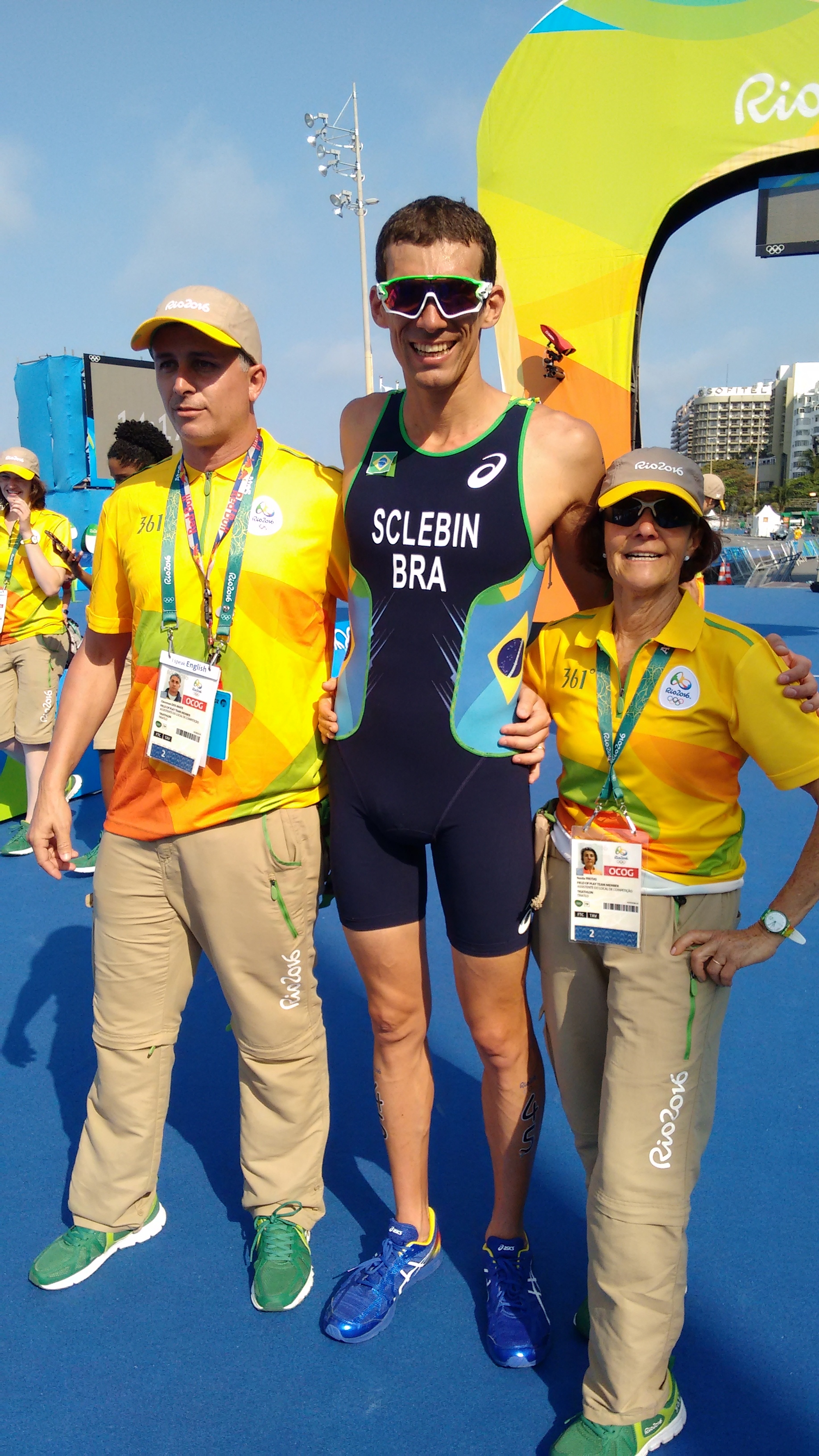 Triathlon M dos Jogos Olímpicos realizado em Copacabana